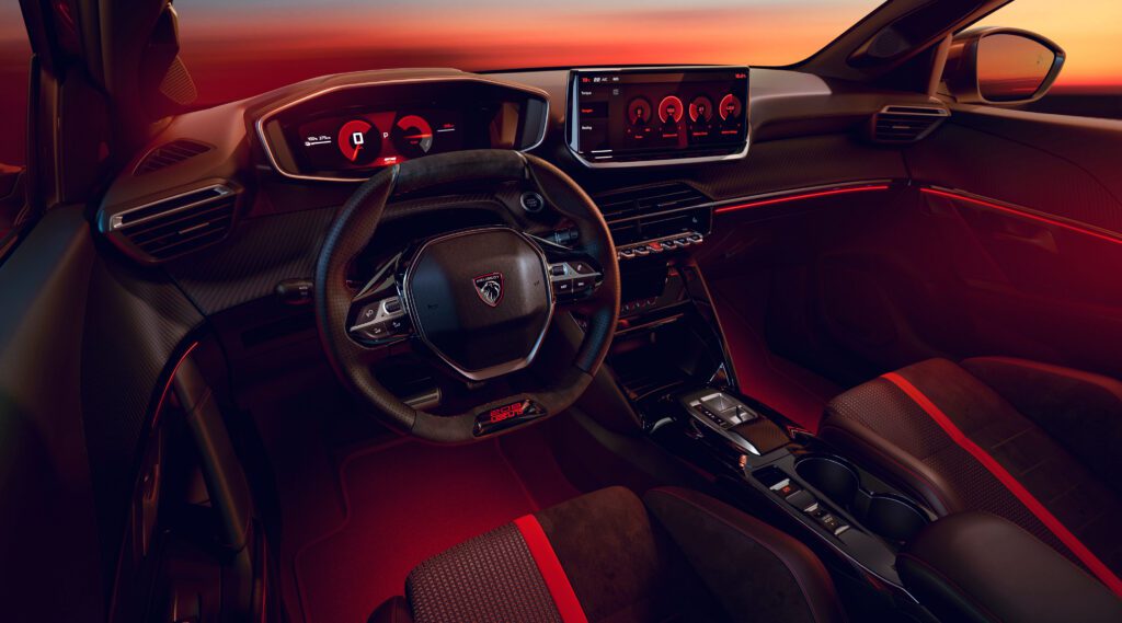 E-208 GTi: Exterieur & Interieur: Een prachtige knipoog naar de legendarische 205 GTi
