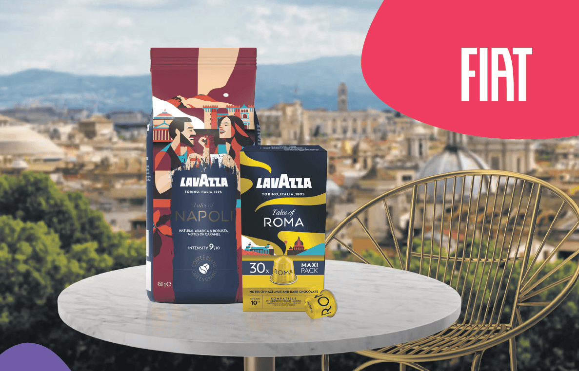 Lavazza koffie bij Fiat