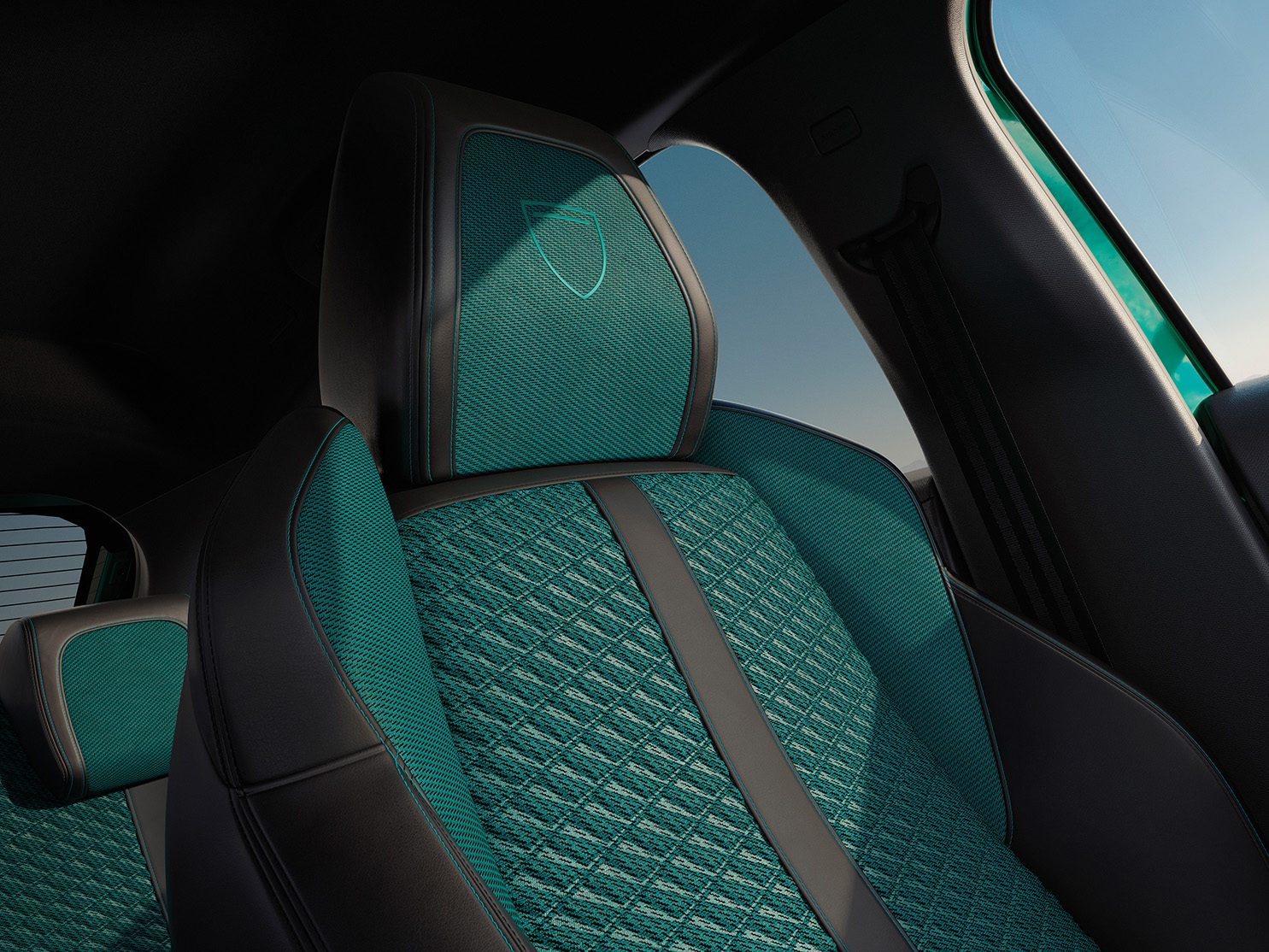 Speciale Tremezzo-bekleding met Opalite-details Peugeot 2008 Envy