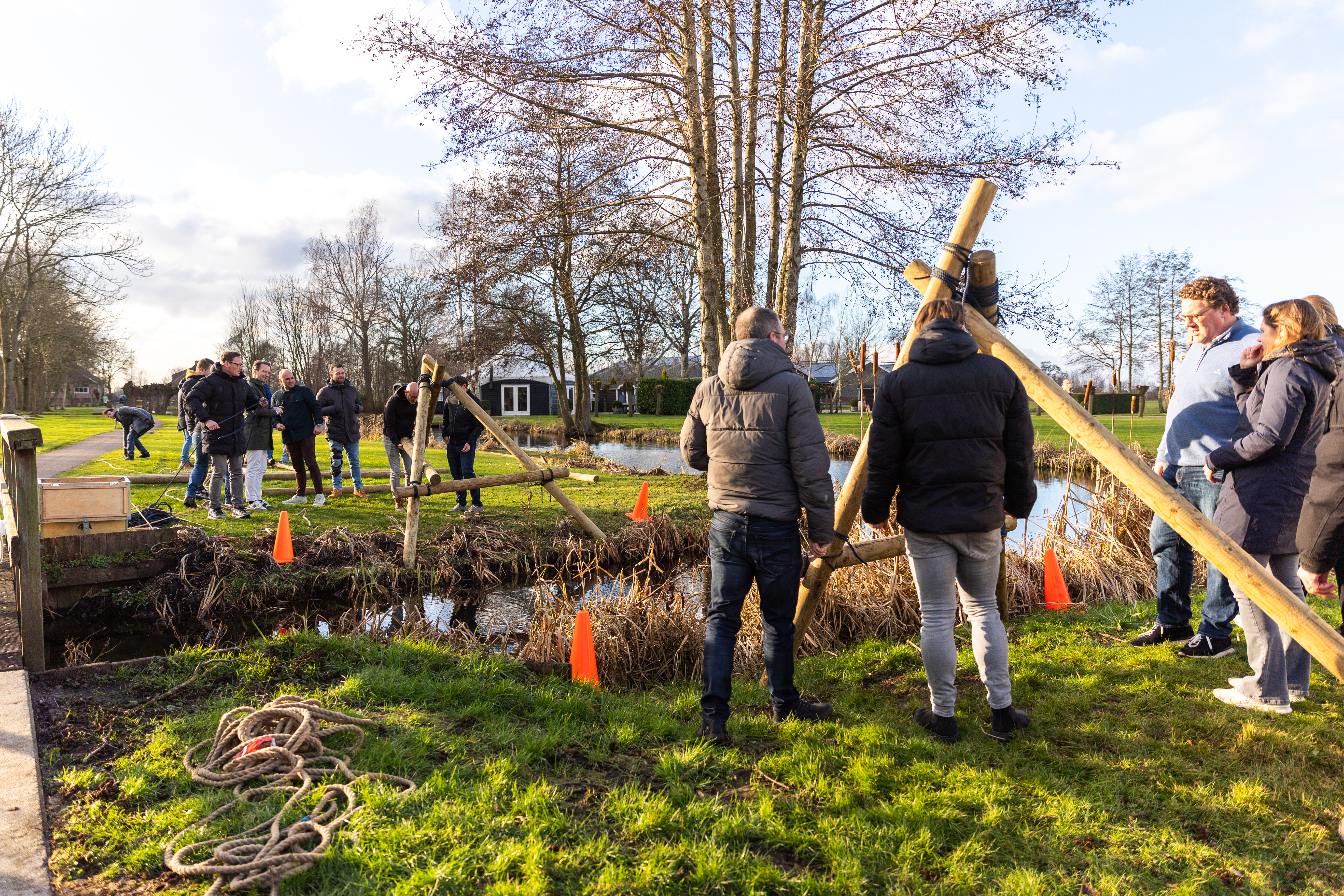 Teambuildingdag | Bruggen bouwen