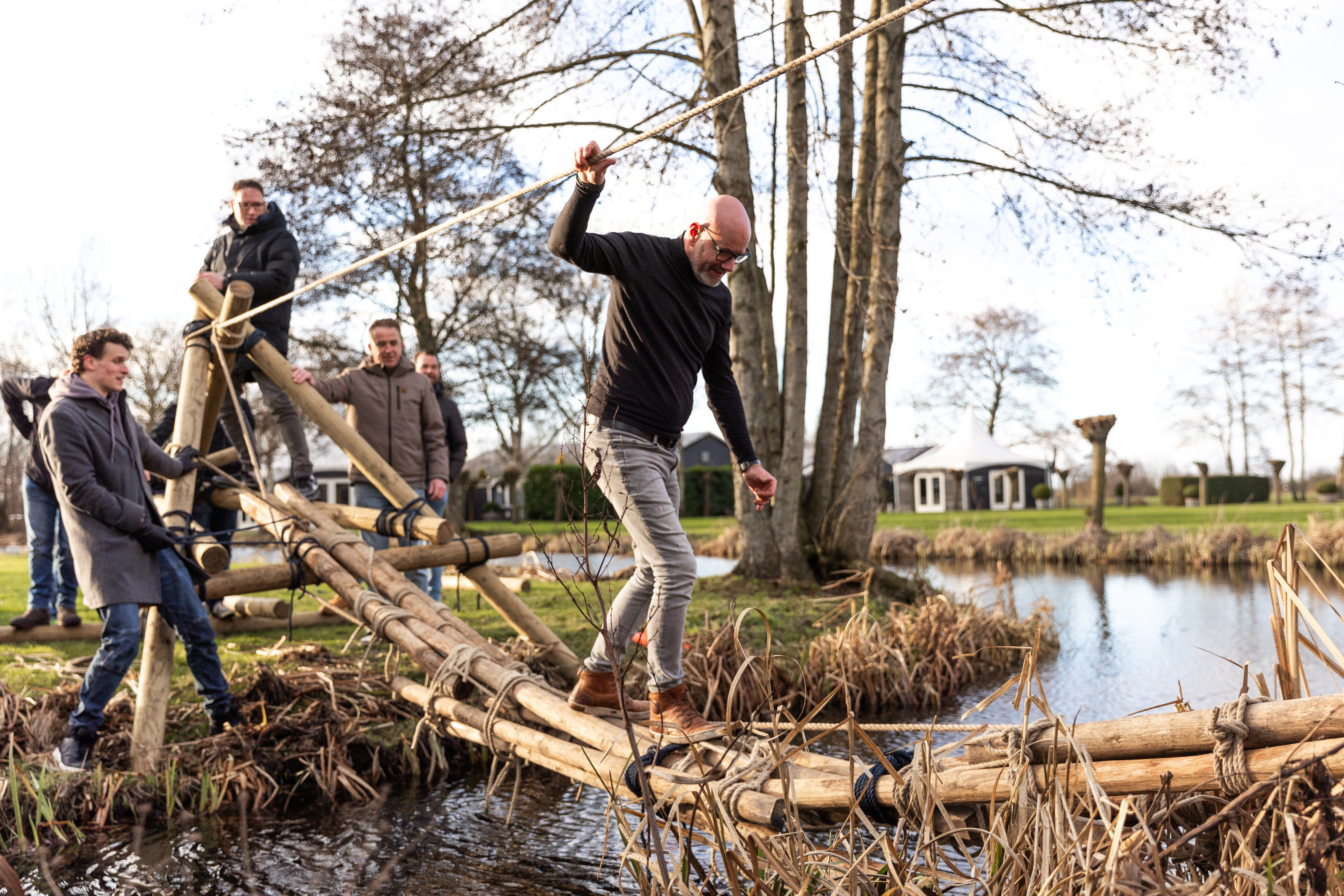 Teambuildingdag | Bruggen bouwen