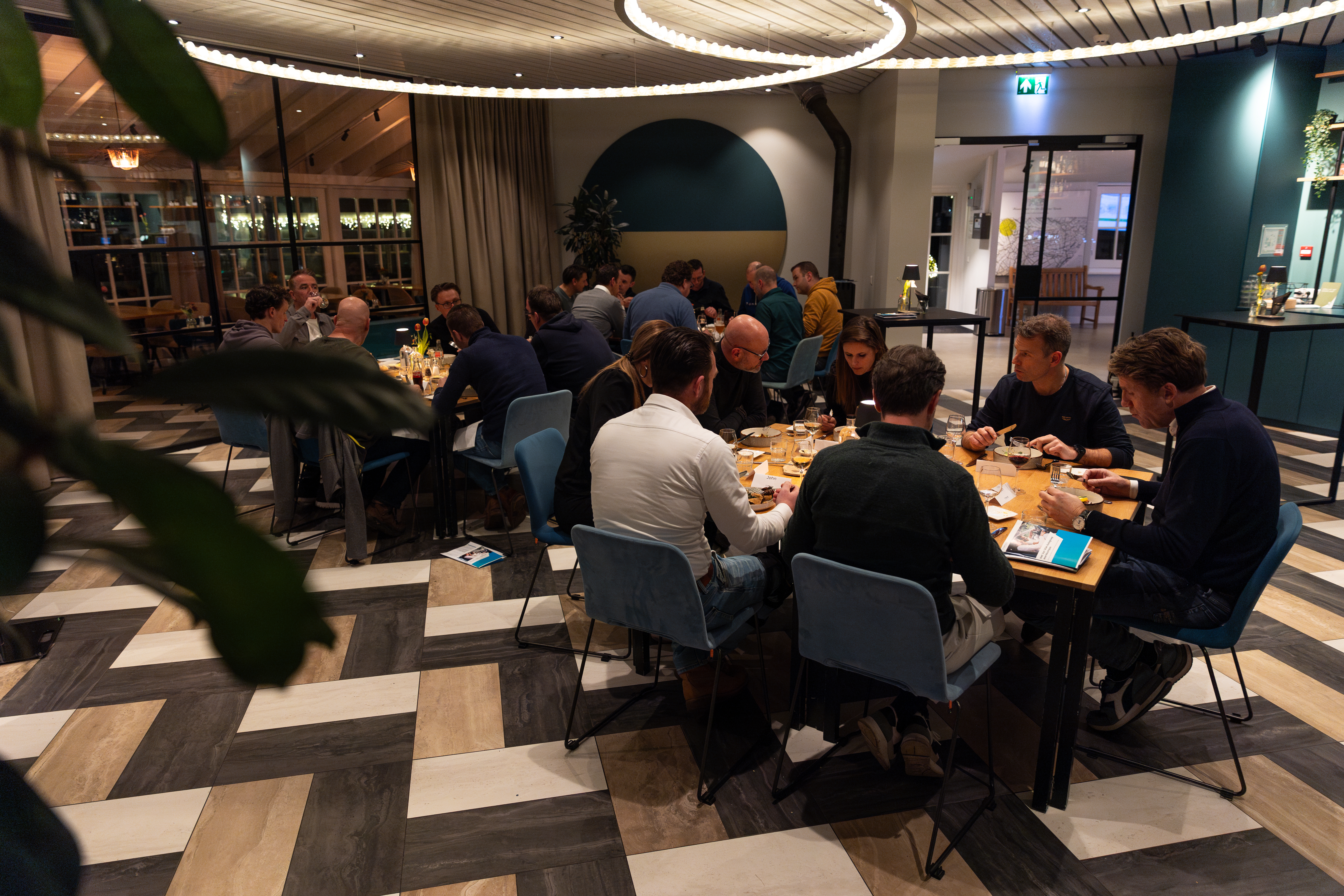 Teambuildingdag | Diner en informele afsluiting