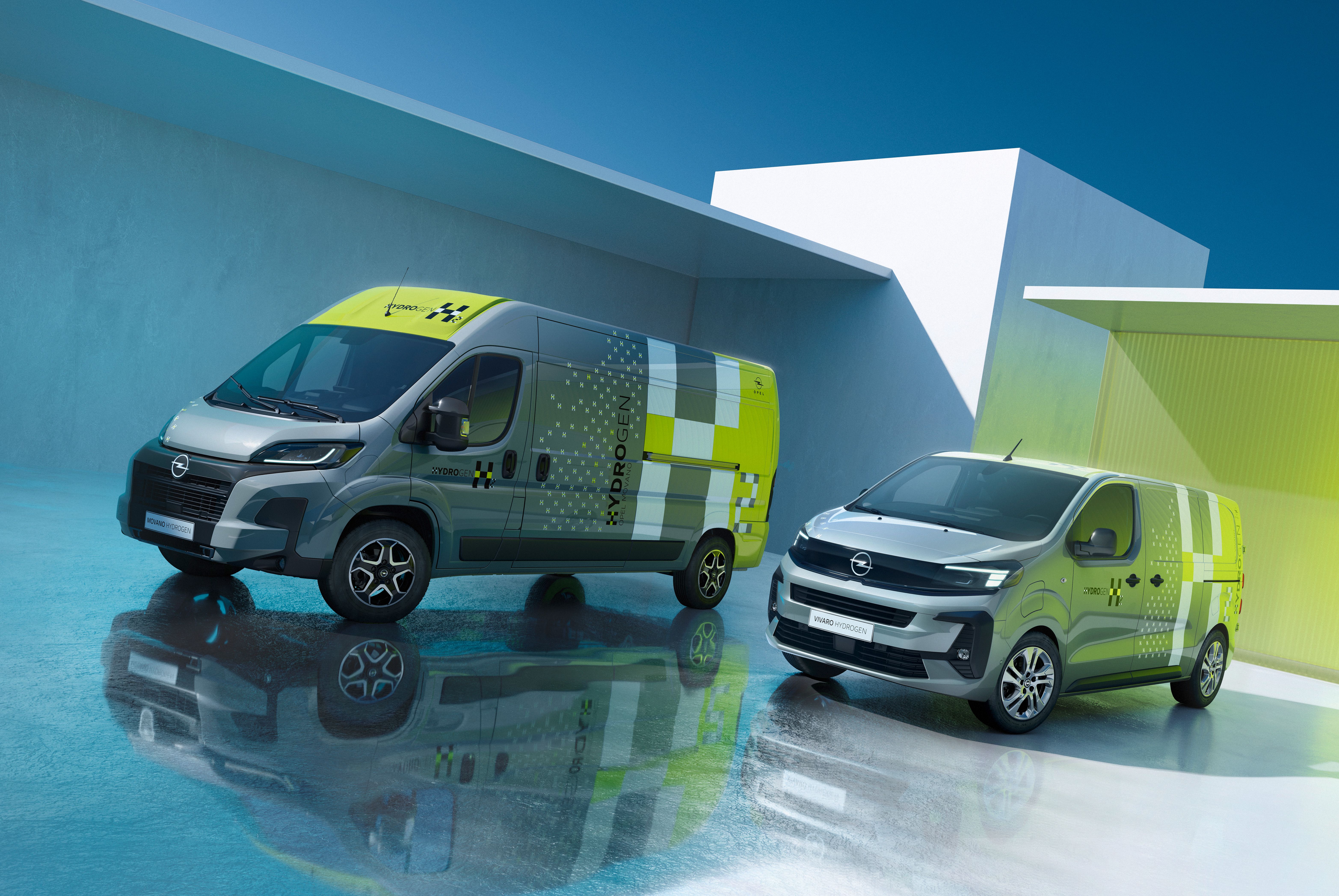 Opel Movano e-Hydrogen en Vivaro e-Hydrogen