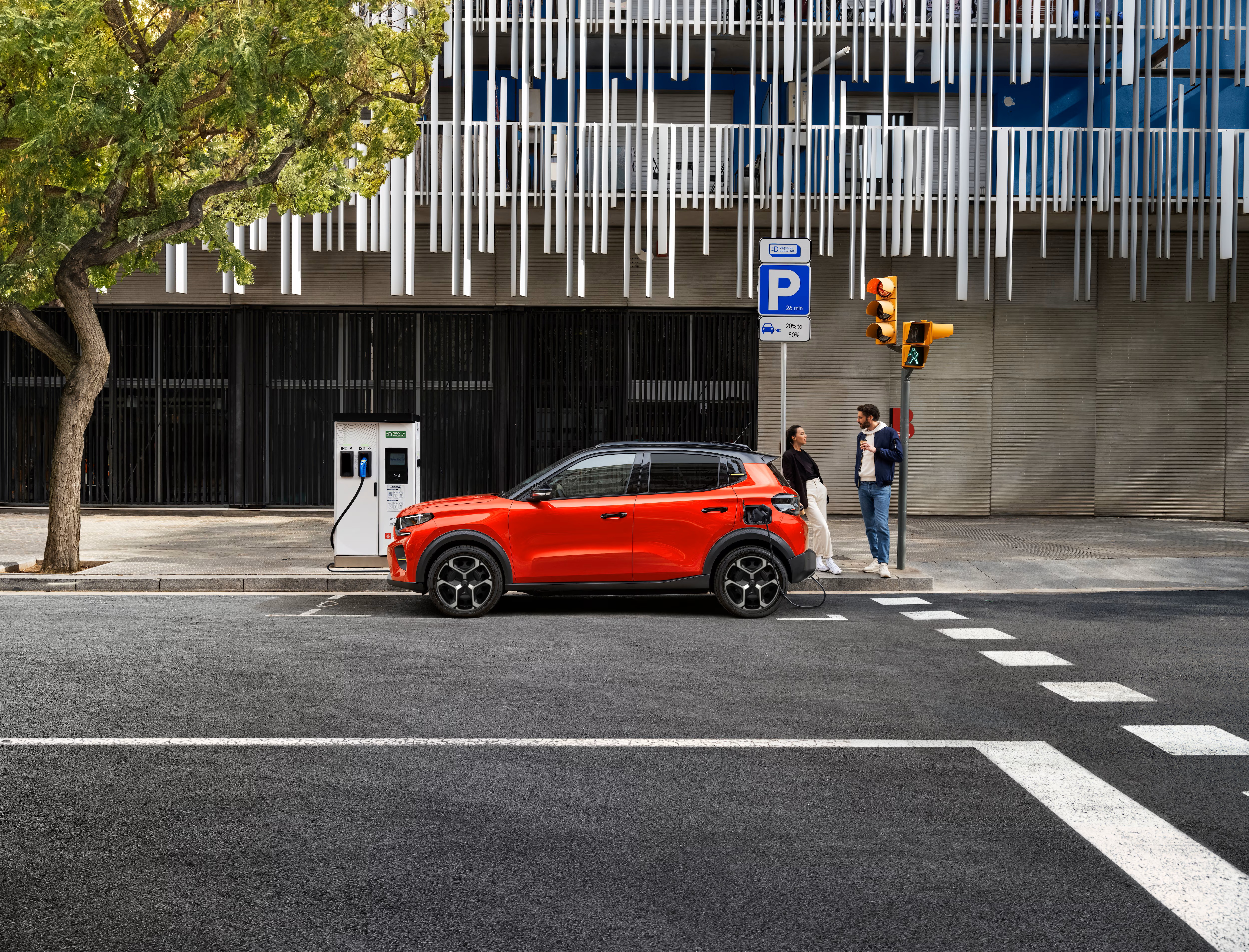 Nieuwe Citroën ë-C3 Van snelladen