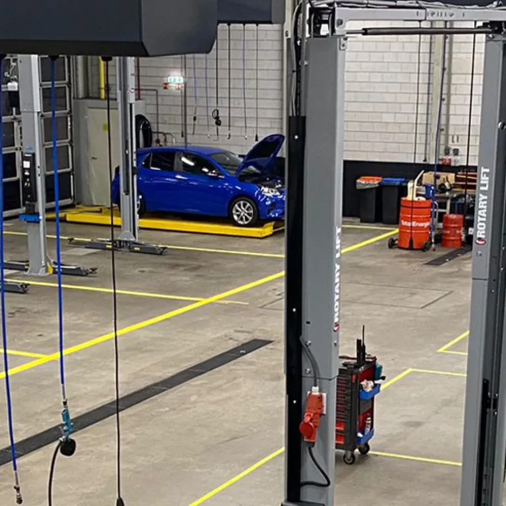 Vernieuwde werkplaats