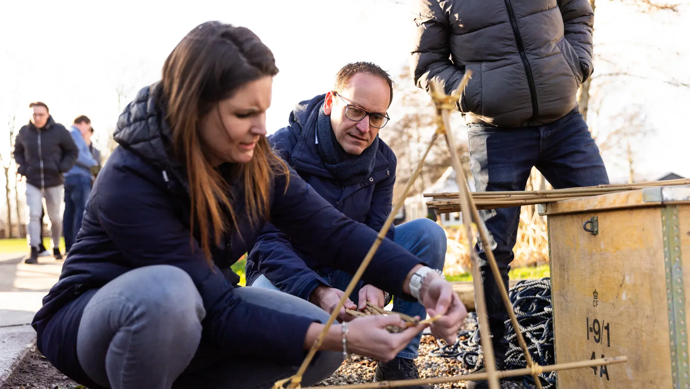 Teambuildingdag | Bruggen bouwen