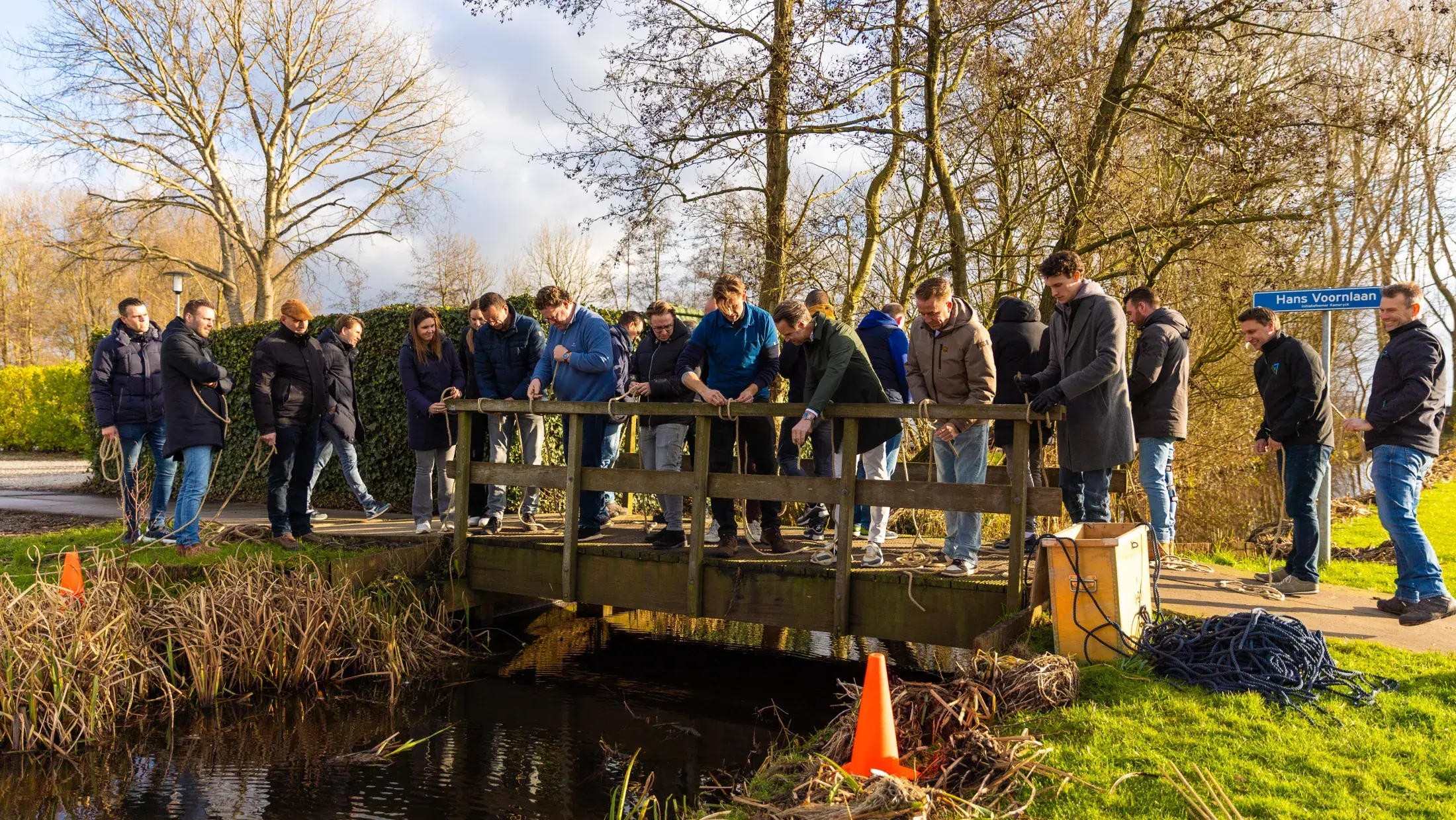 Teambuildingdag | Bruggen bouwen