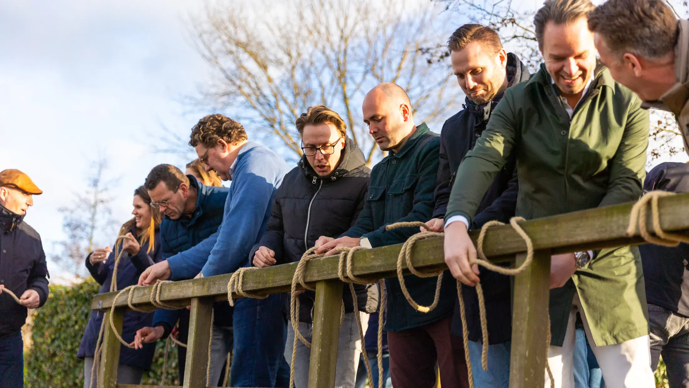 Teambuildingdag | Bruggen bouwen