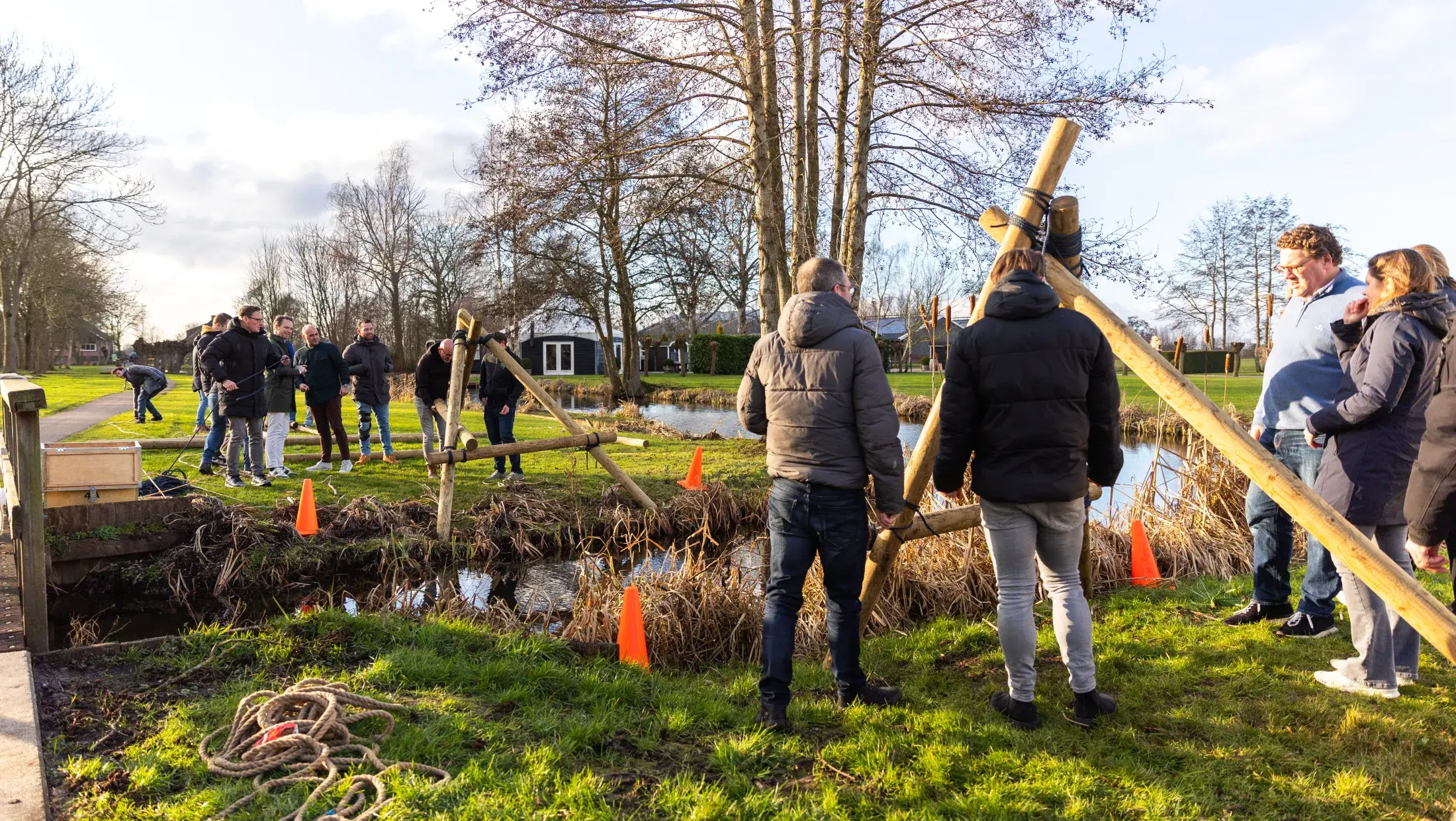 Teambuildingdag | Bruggen bouwen