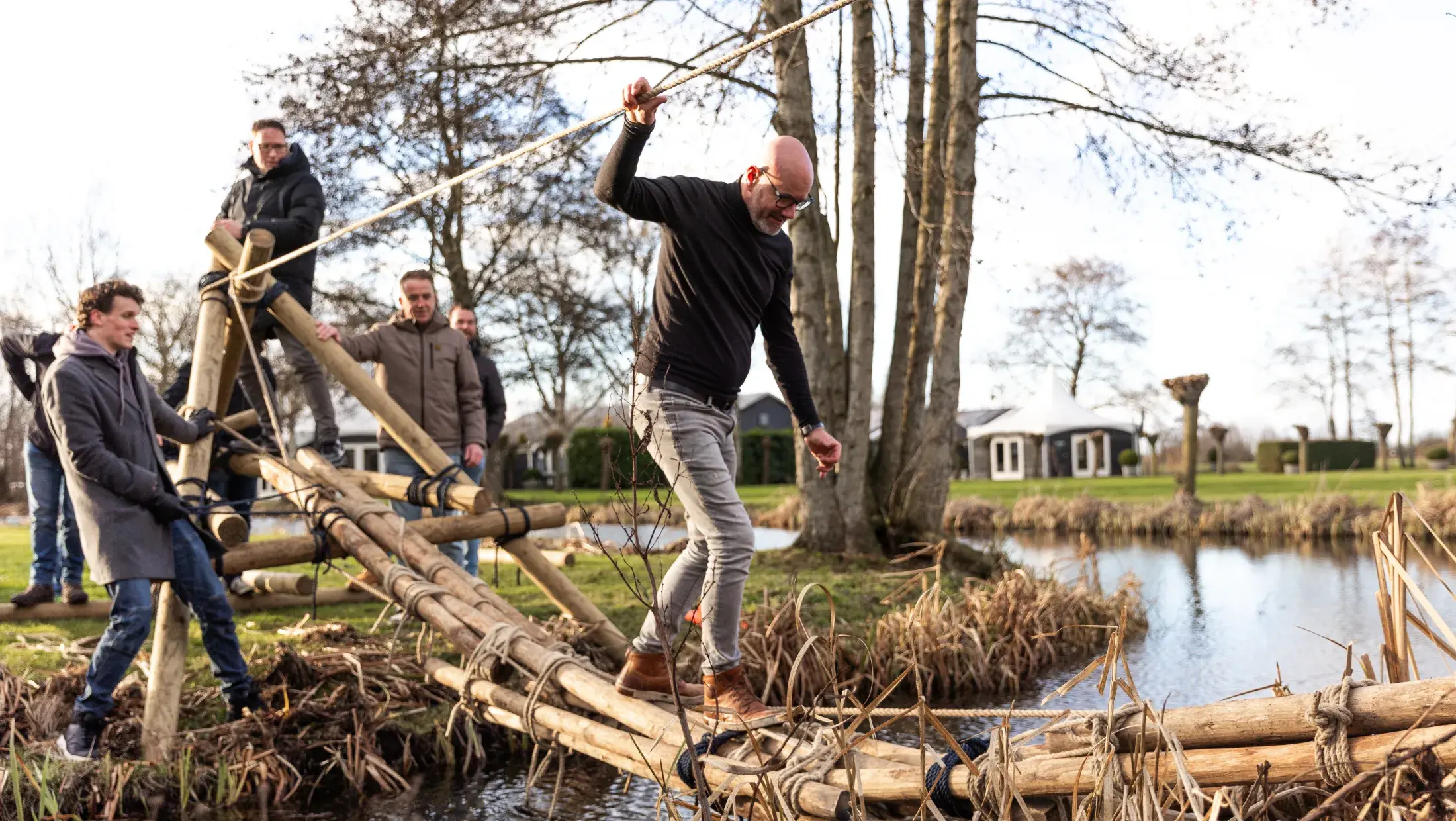 Teambuildingdag | Bruggen bouwen