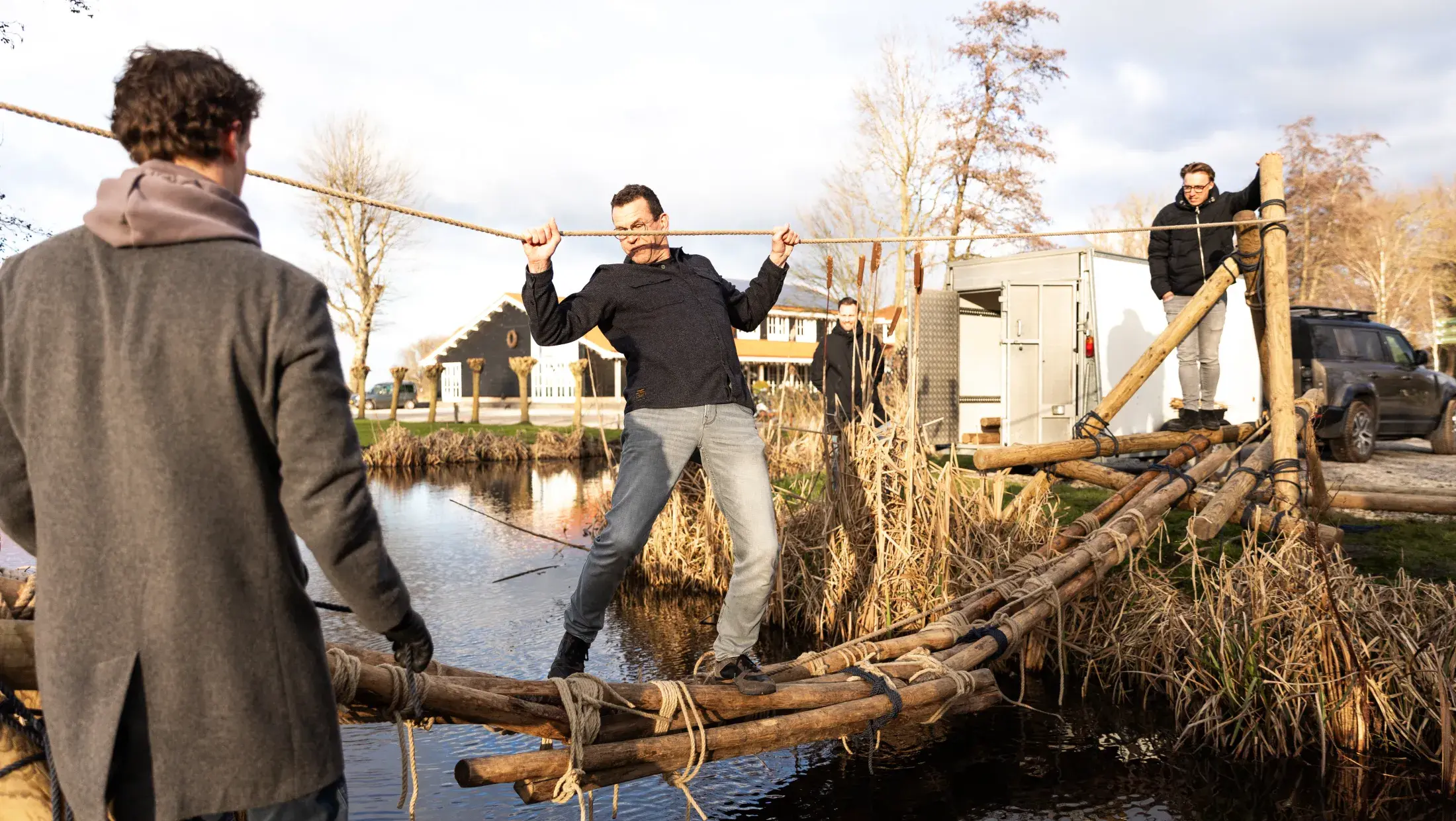 Teambuildingdag | Bruggen bouwen