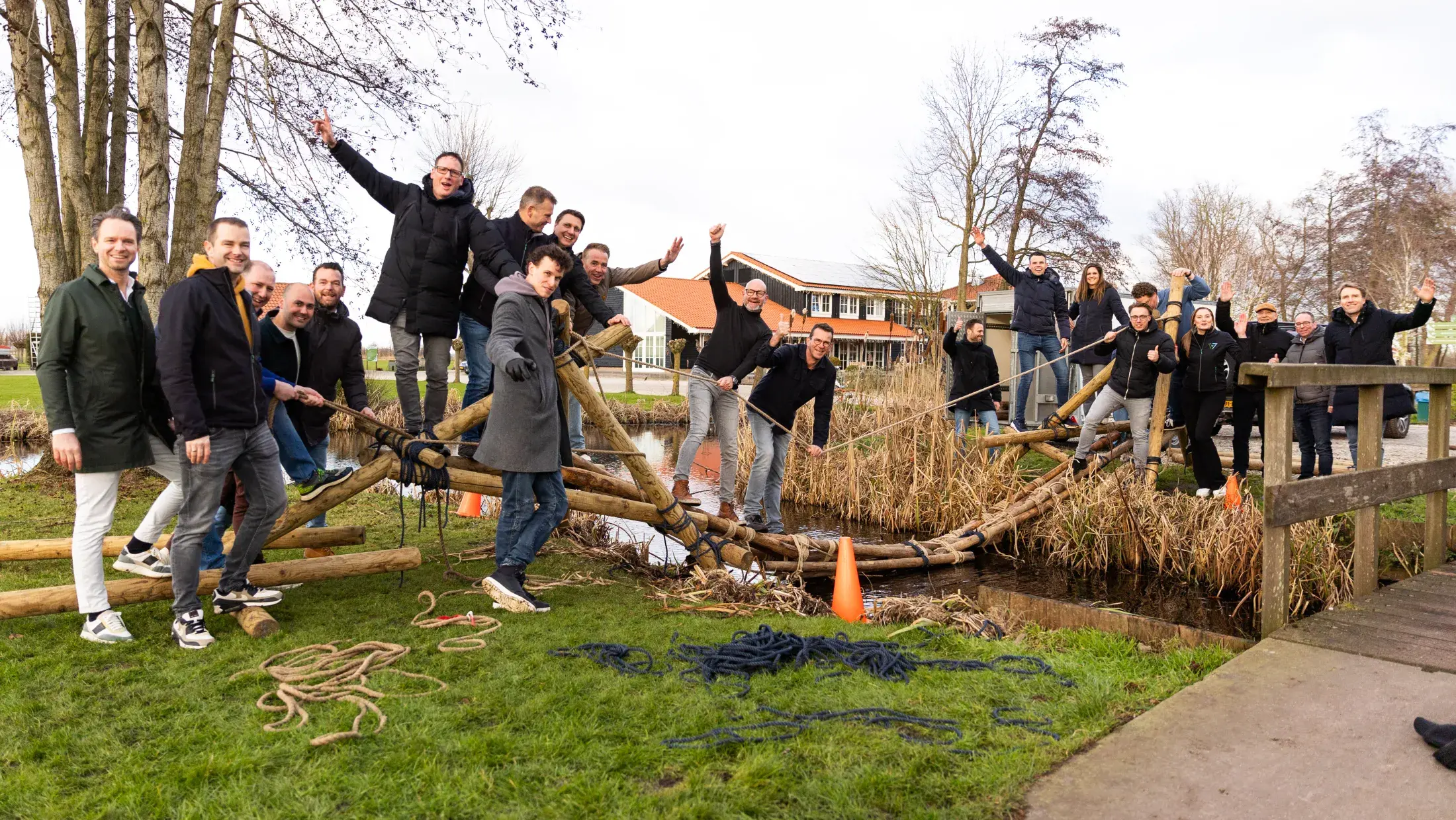 Teambuildingdag | Bruggen bouwen