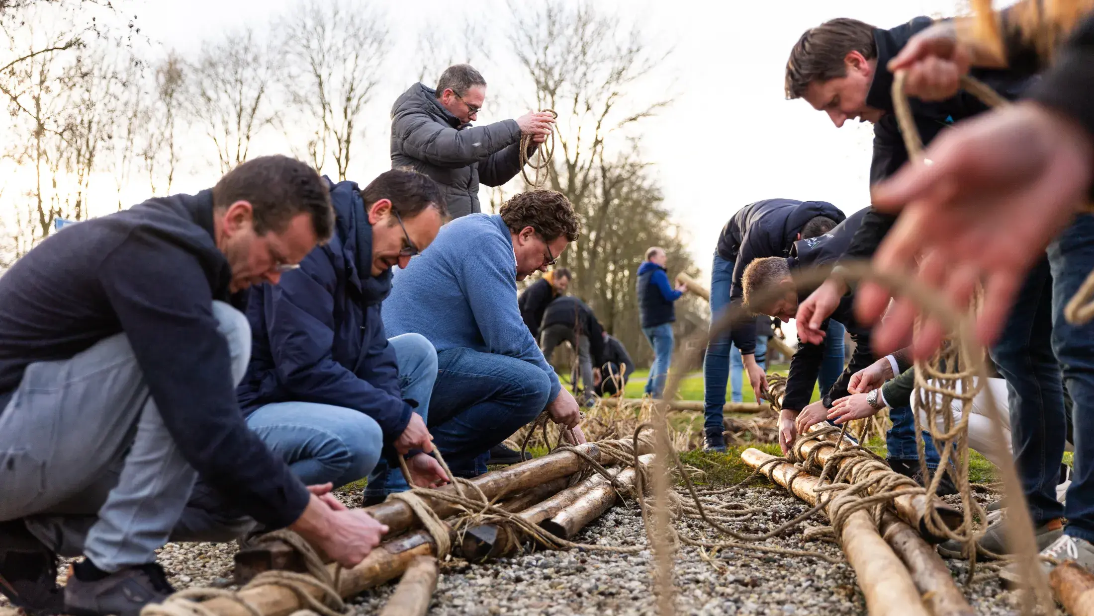 Teambuildingdag | Bruggen bouwen