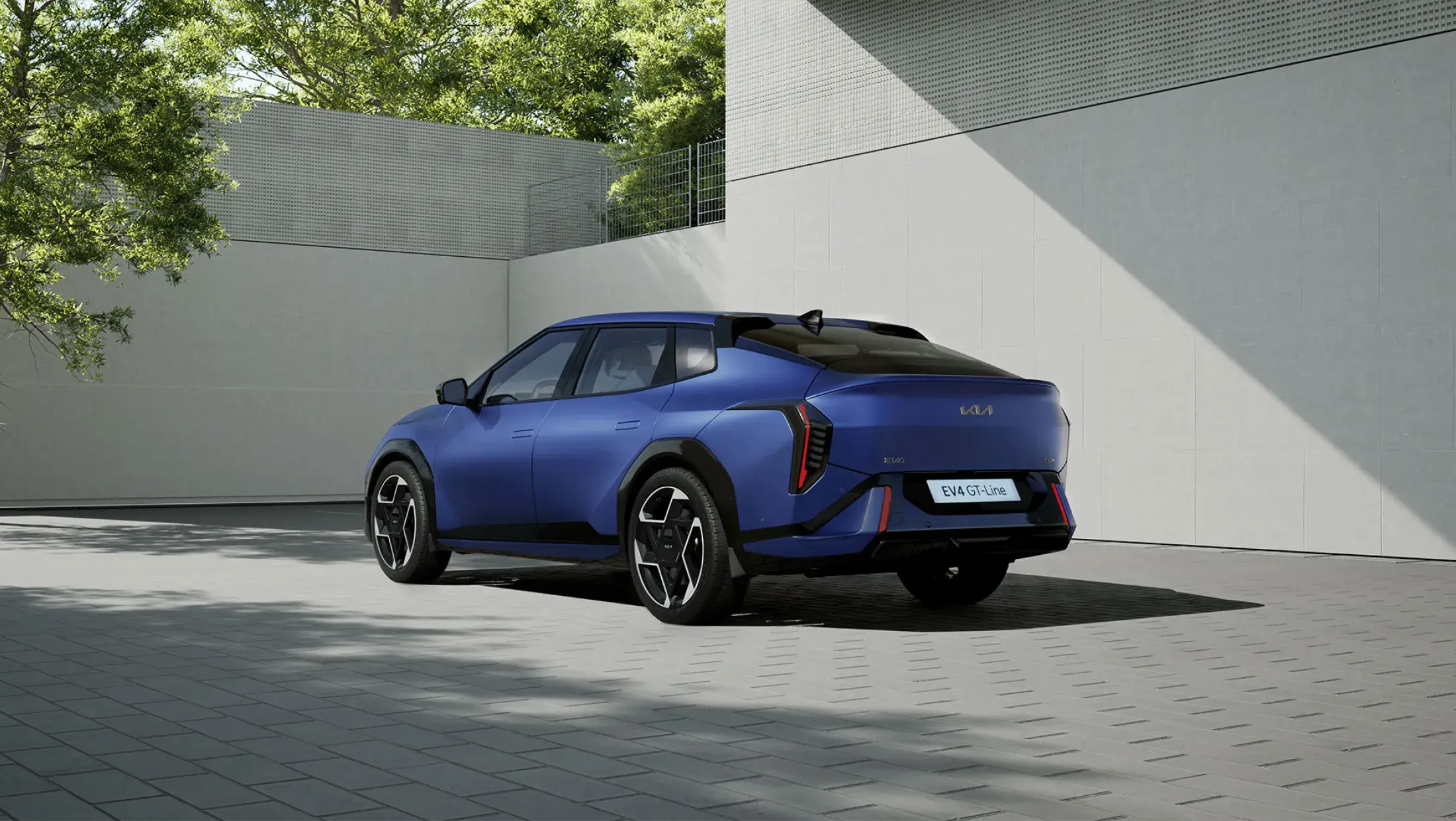 Kia EV4 GT Line schuin