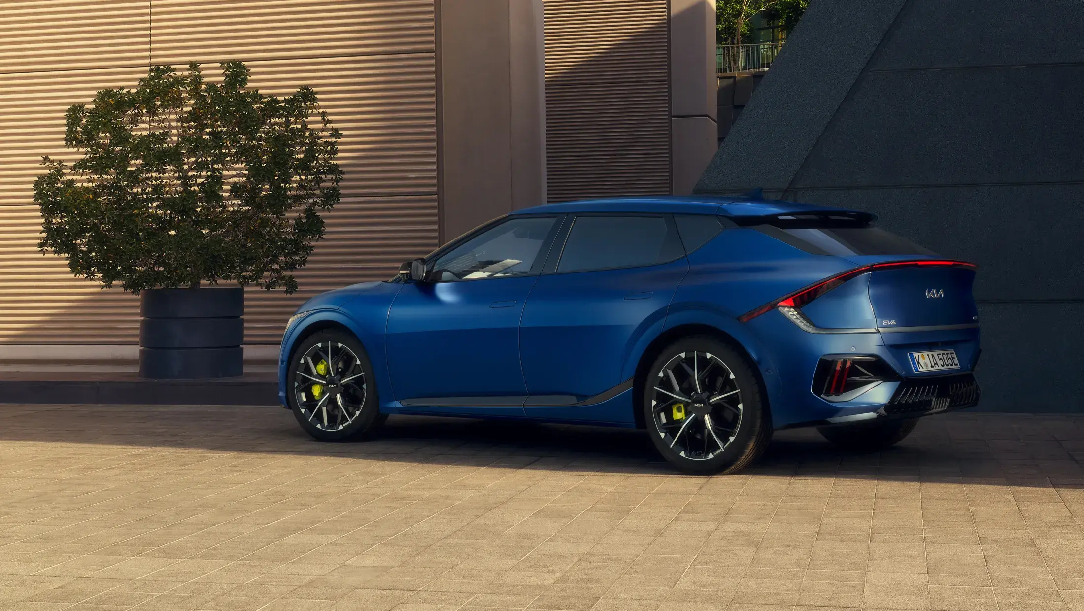 Kia EV6 GT zijkant