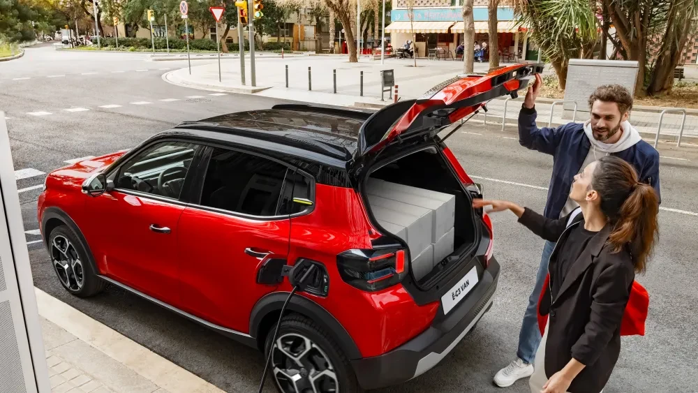 Nieuwe Citroën ë-C3 Van laadruimte