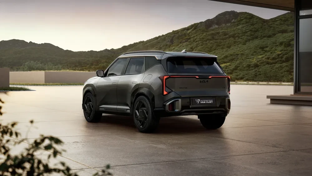 Achterkant van de nieuwe Kia Seltos