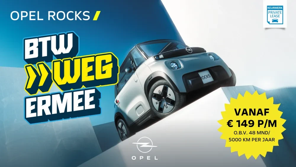Opel Rocks: BTW Weg Ermee
