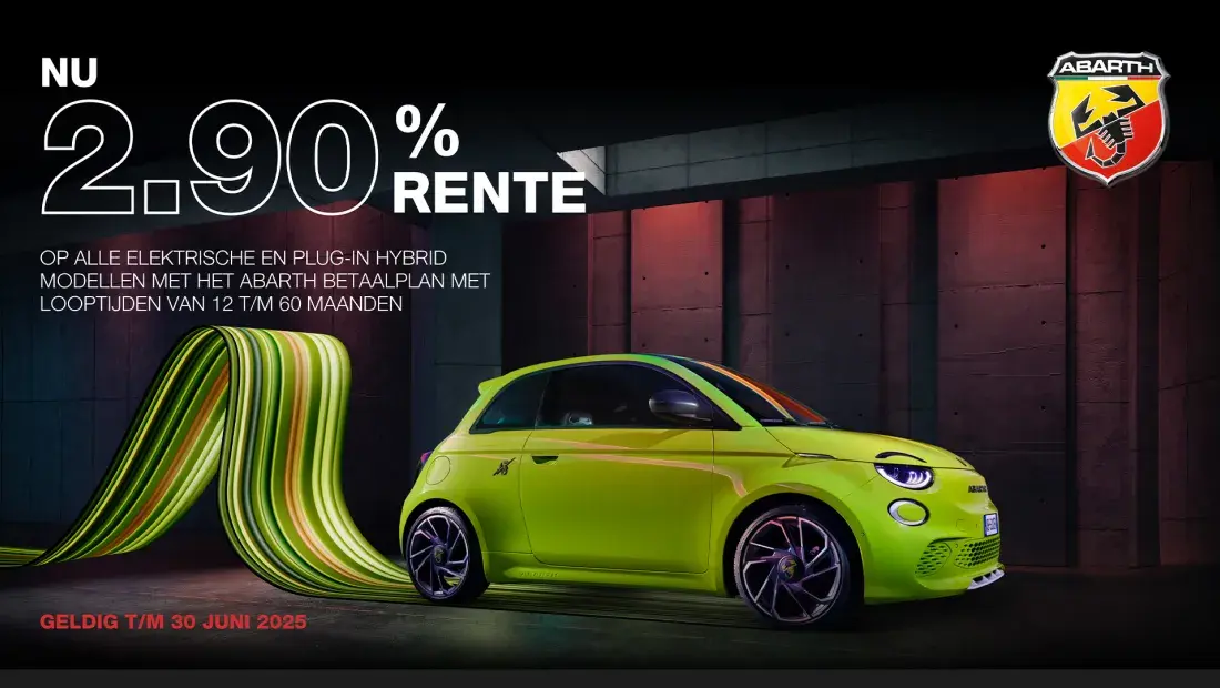 Nu 2,9% rente op alle elektrische en plug-in hybride modellen