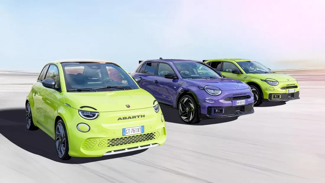 Ontdek de elektrische iconen van Abarth: de krachtige 600e en de wendbare 500e. Meer vermogen, stijl en rijplezier dan ooit!