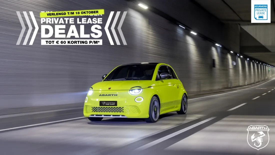 Abarth Private Lease Deals bij Autocentrum Van Vliet