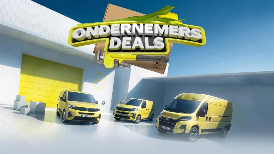 Slimme ondernemers scoren nu meer: extra garantie, korting en winst met de Opel Ondernemers Deals!