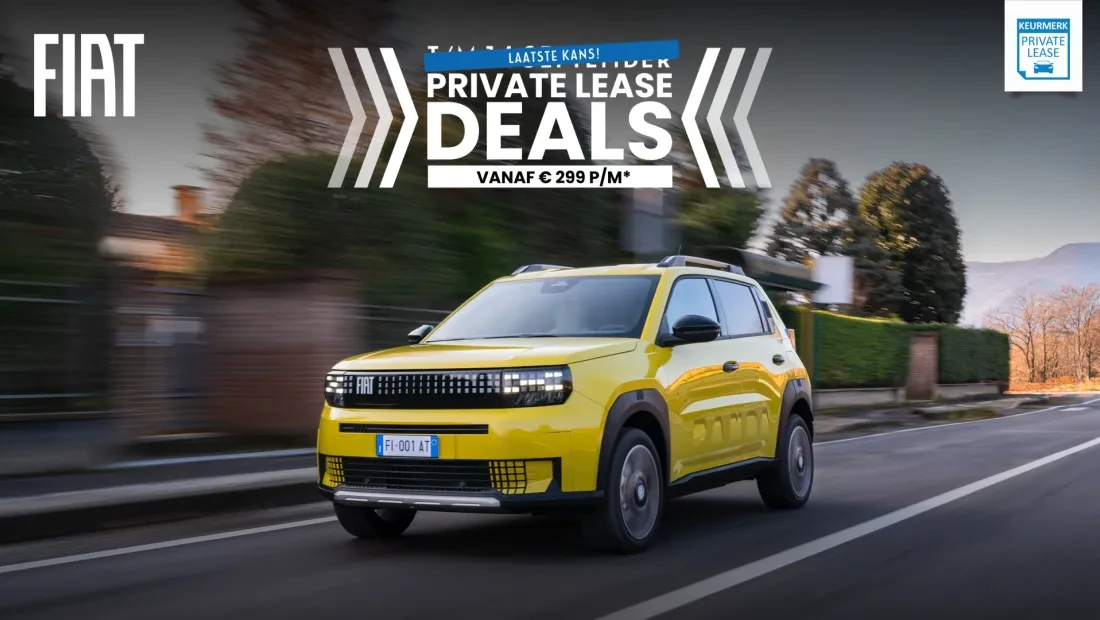 Fiat Private Lease Deals bij Autocentrum Van Vliet