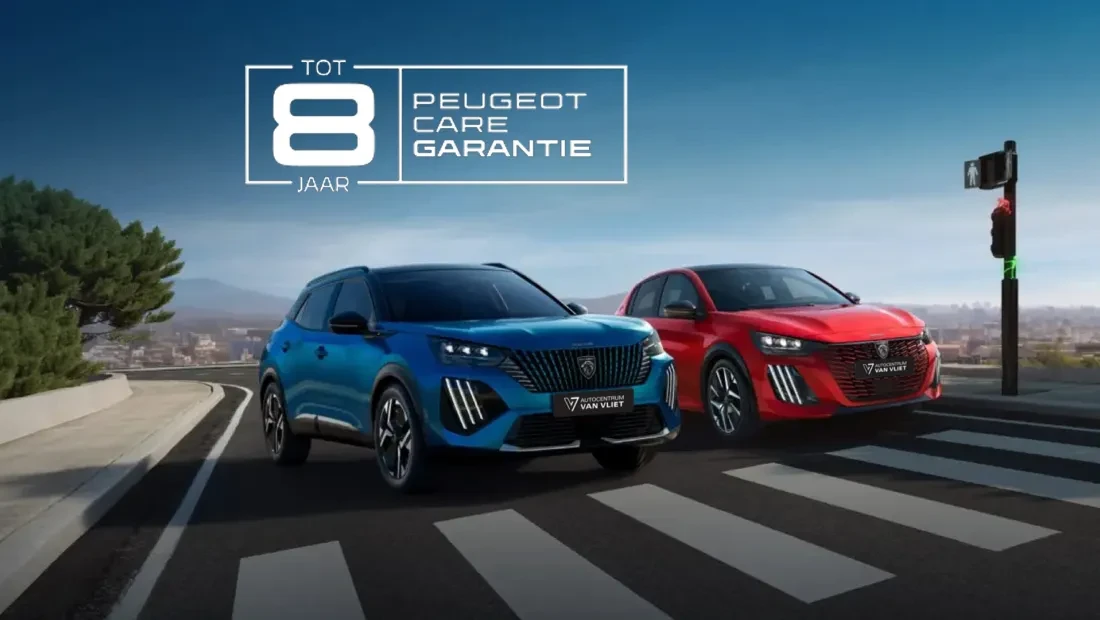 PEUGEOT CARE GARANTIE TOT 8 JAAR ZEKERHEID