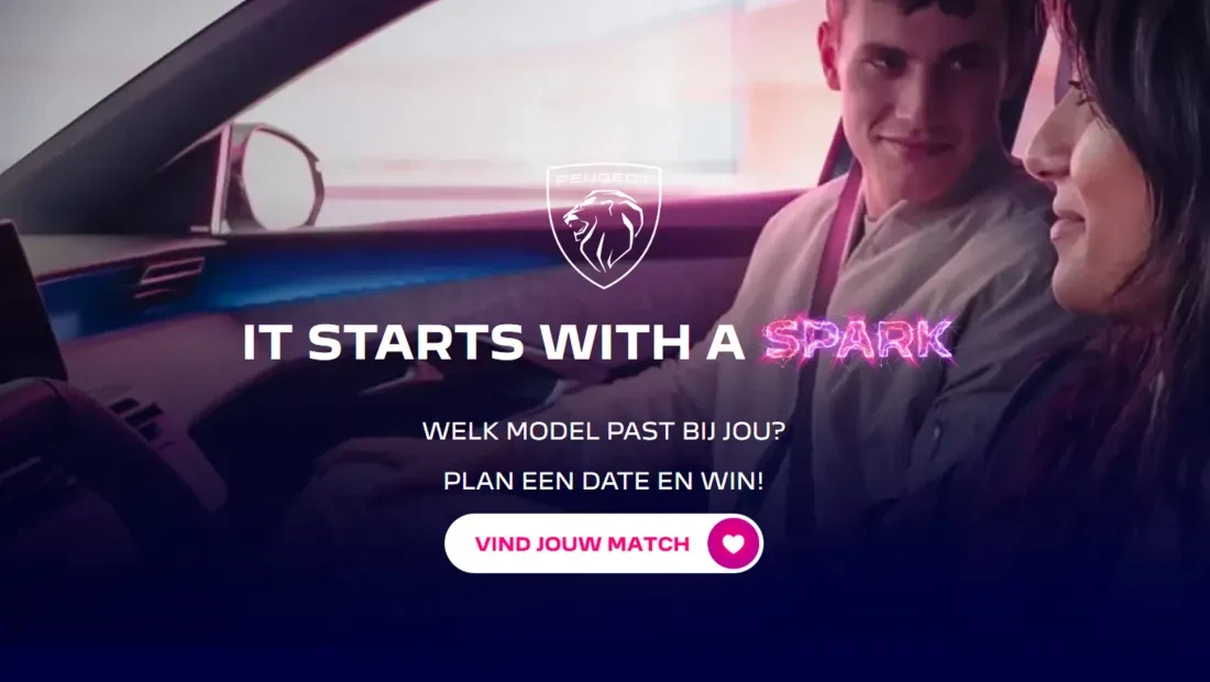 Valentijnsdag bij Peugeot