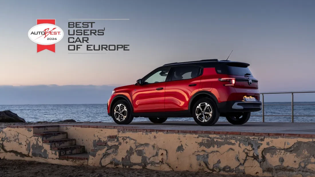 De Citroën C3 Aircross is door AUTOBEST uitgeroepen tot Best Users’ Car of Europe 2026.